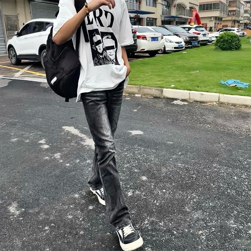 Unisex Casual Daily Denim Jeans - Image 2