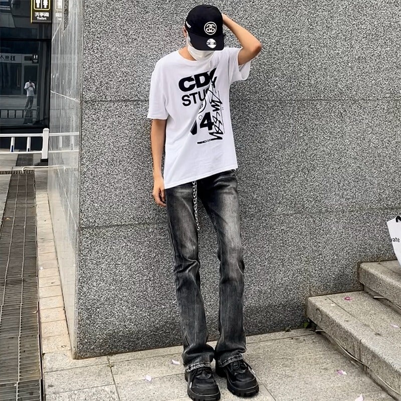 Unisex Casual Daily Denim Jeans - Image 4