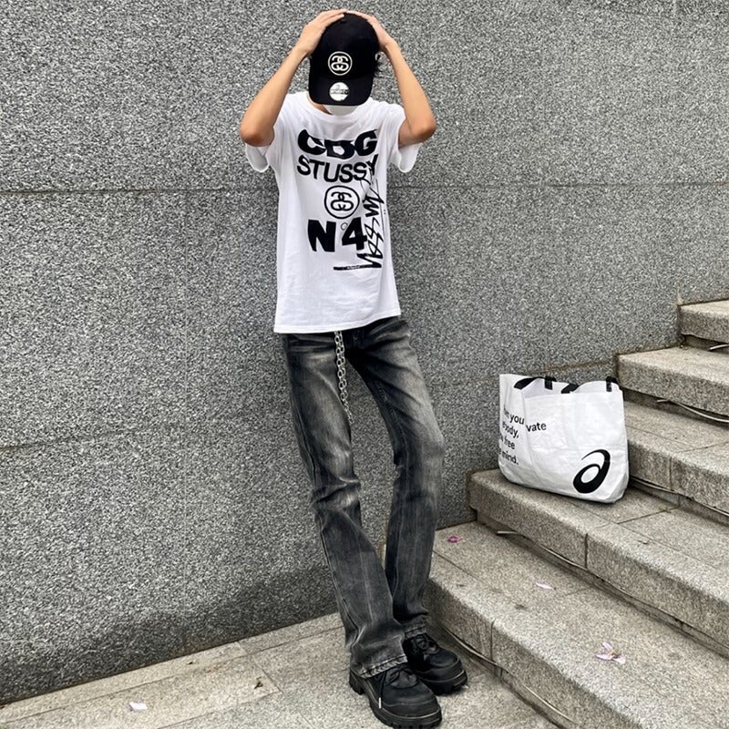 Unisex Casual Daily Denim Jeans - Image 3