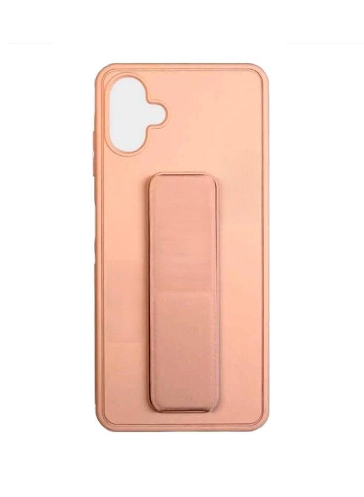 تي دبليو إي جي جي أو أن جراب سامسونج A07، جراب خلفي للحماية مع حامل لهاتف سامسونج جالاكسي A07 باللون الوردي - Image 2