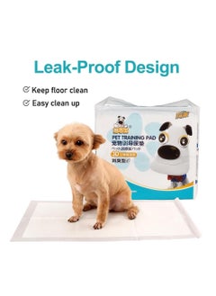 NNC PETS Pet toilet training mat, 6 Layer Leak-Proof Pee Pads for Small dogs, Tear-resistant and Odor controlled, 100Pcs Disposable Pet Pads for Home and Travel, Comfortable pet mat, 45 cm (White)  - Image 4