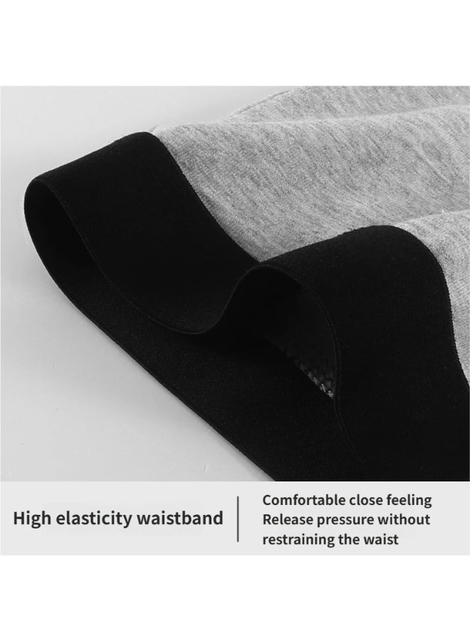 (4-pack) Men's breathable stretch boxer briefs, soft and stretchy mid-waist boxer briefs, lightweight and moisture-wicking fabric, flat legs that don't roll up, comfortable waistband, suitable for everyday wear, fitness and travel. - Image 4