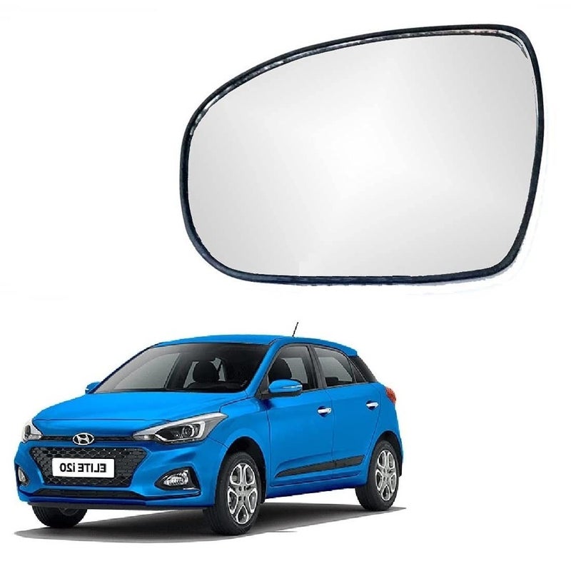 STYCARO - orvm Left Passenger Side Rear View Mirror Glass Plate for Hyundai I20 2ND GEN ACTIVE, I20 2ND GEN ELITE, I20 2ND GEN F/L ELITE 2015-2019 Model - Image 1