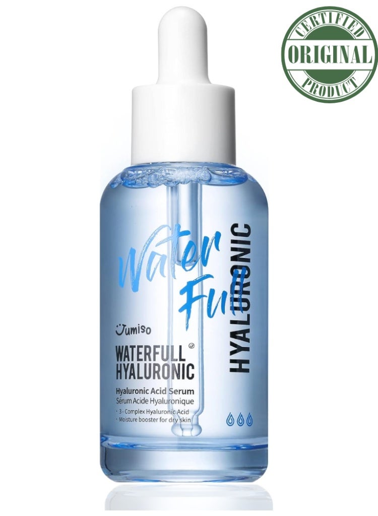 JUMISO Waterfull Hyaluronic Acid Serum 50ml | Deep Hydration and Plumping Serum for Smooth, Radiant Skin - Image 1