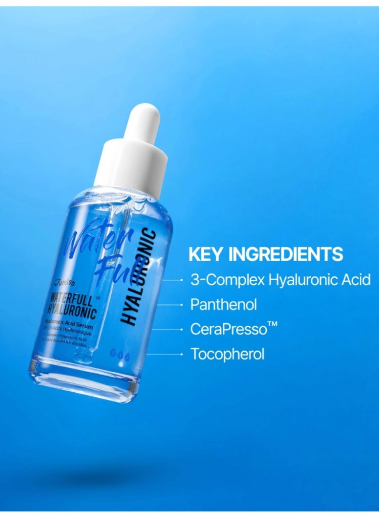 JUMISO Waterfull Hyaluronic Acid Serum 50ml | Deep Hydration and Plumping Serum for Smooth, Radiant Skin - Image 4