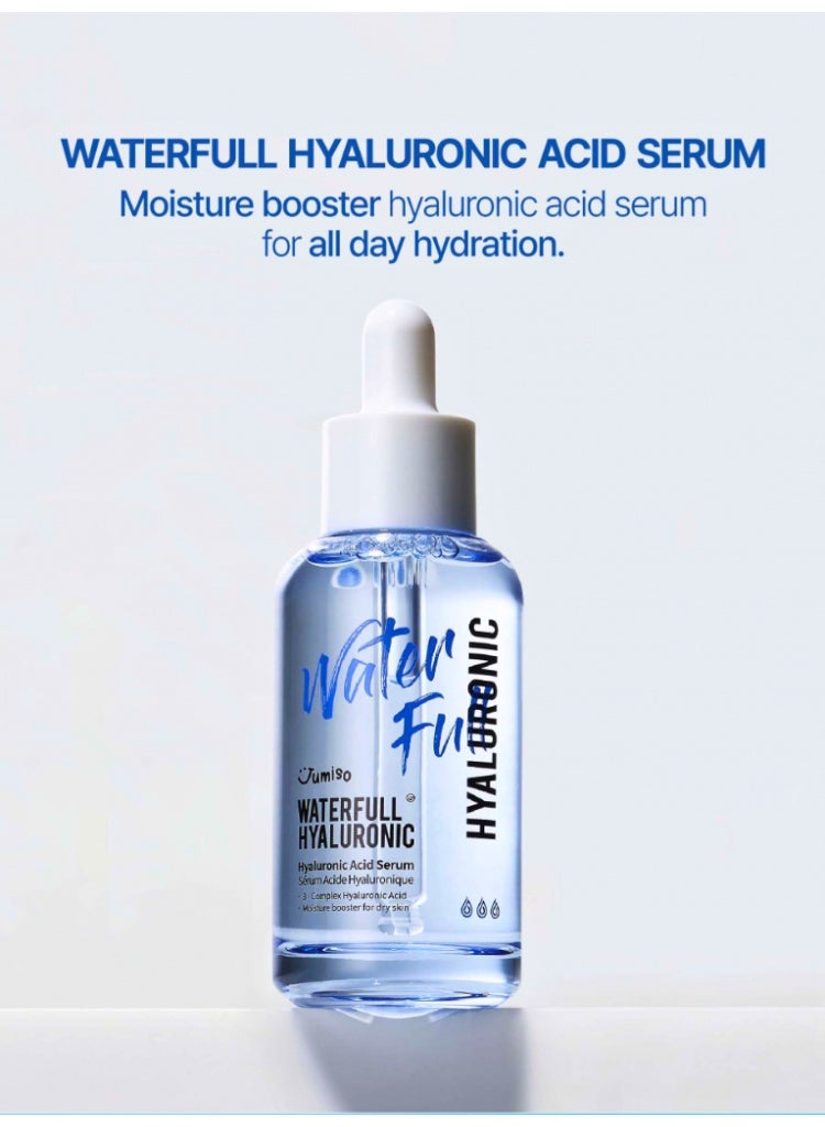 JUMISO Waterfull Hyaluronic Acid Serum 50ml | Deep Hydration and Plumping Serum for Smooth, Radiant Skin - Image 3