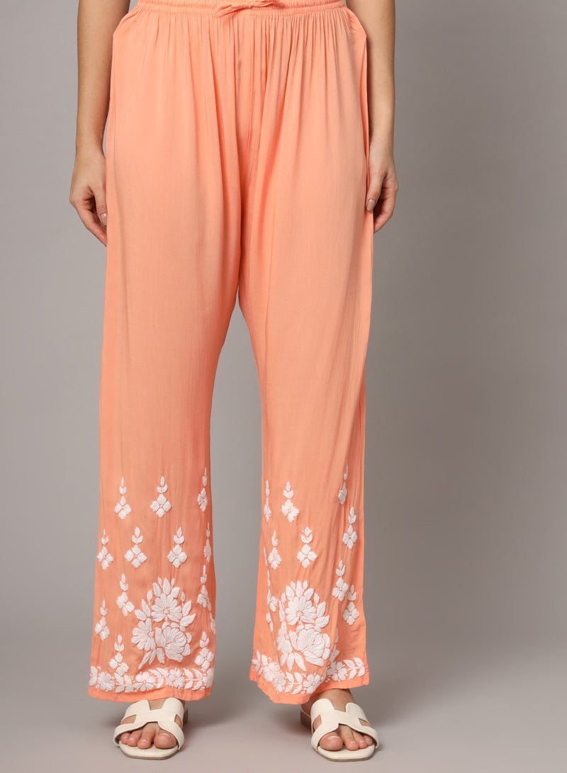 الايا مجموعة كورتا شيكانكاري مودال المطرزة يدويًا للنساء-AL4049KS  - Image 3