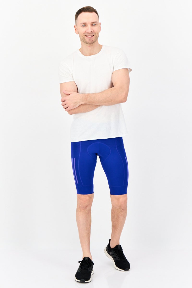 Men Sportswear Fit Padded Cycling Shorts, Blue