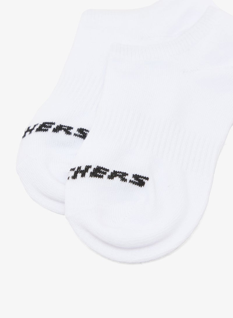 SKECHERS 3 Pack Non Terry No Show Socks - Image 5