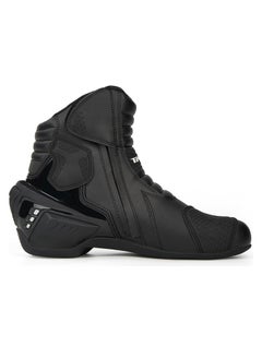 TIGER Waterproof Motorcycle Racing Boots Anti-Slip Reflective Anti-Fall Anti-Collision Off-Road Leather Black  - Image 2