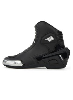 TIGER Waterproof Motorcycle Racing Boots Anti-Slip Reflective Anti-Fall Anti-Collision Off-Road Leather Black  - Image 3