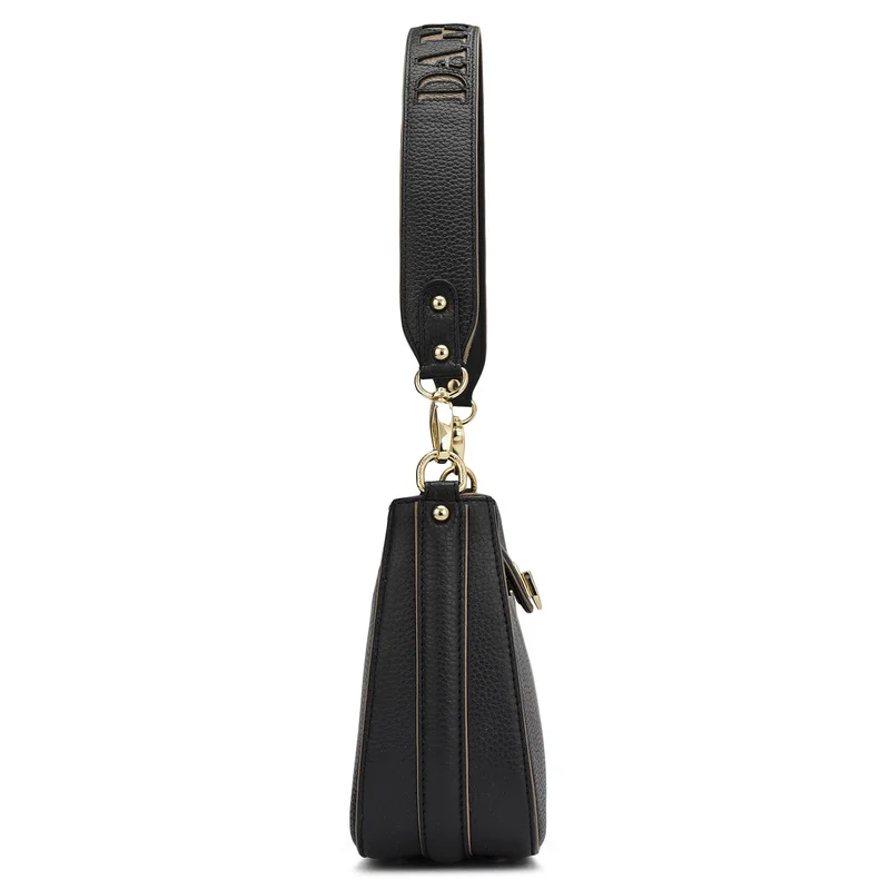 Da Milano  Genuine Leather Black Sling Bag for Women | Best Price UAE