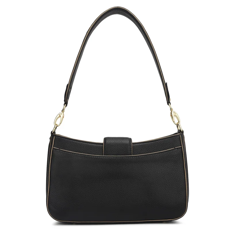Da Milano  Genuine Leather Black Sling Bag for Women | Best Price UAE