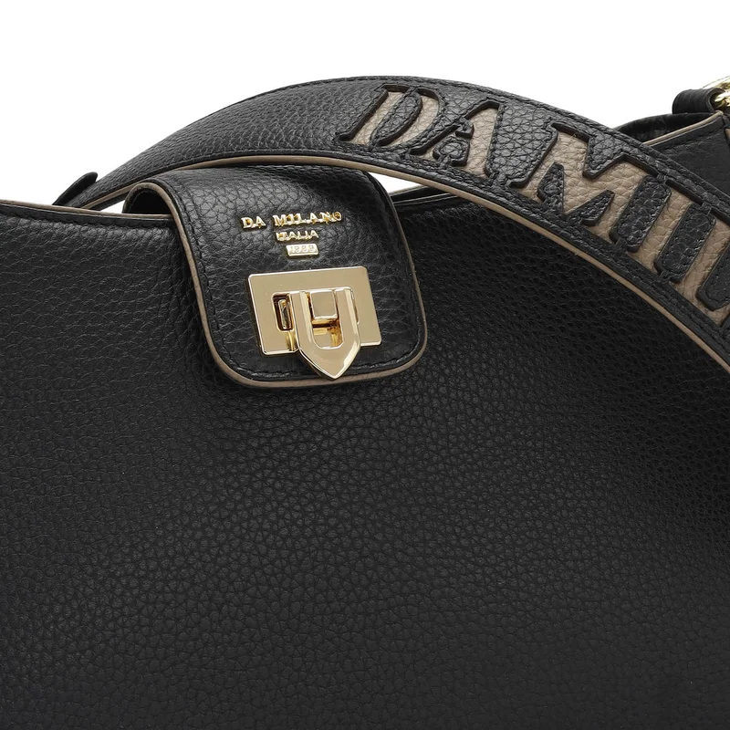 Da Milano  Genuine Leather Black Sling Bag for Women | Best Price UAE