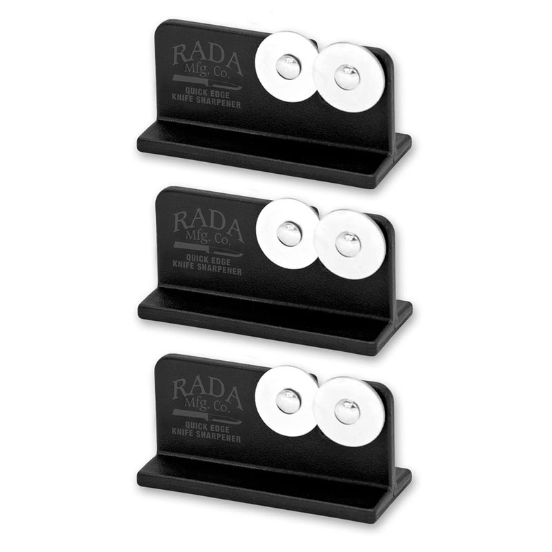 Rada Cutlery Quick Edge Knife Sharpener Pack of 3