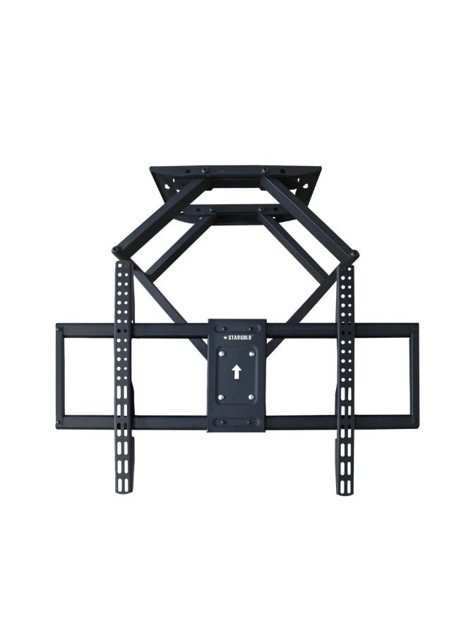 ستارجولد حامل حائطي متين للتلفزيون بمقاسات من 60 إلى 120 بوصة - قابل للدوران والإمالة والتمديد - Image 1