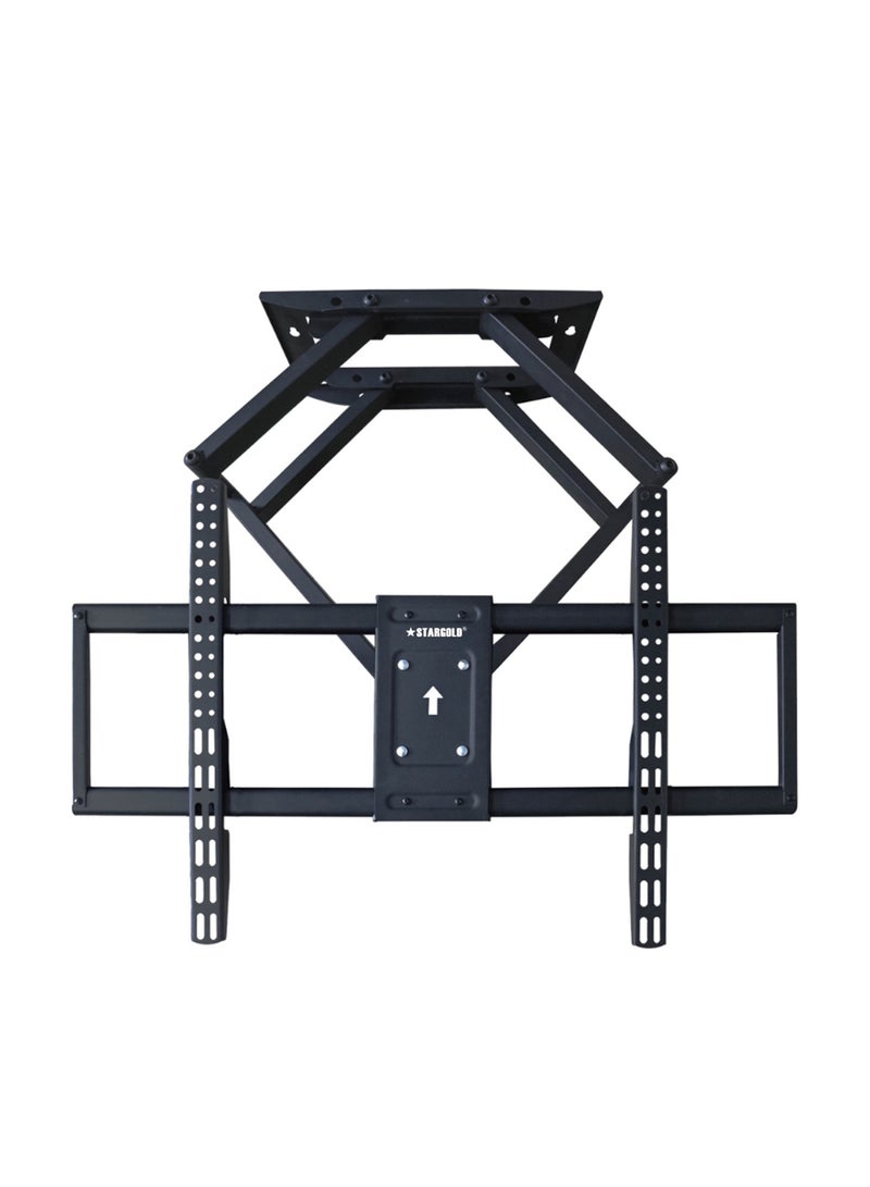 ستارجولد حامل حائطي متين للتلفزيون بمقاسات من 60 إلى 120 بوصة - قابل للدوران والإمالة والتمديد - Image 2