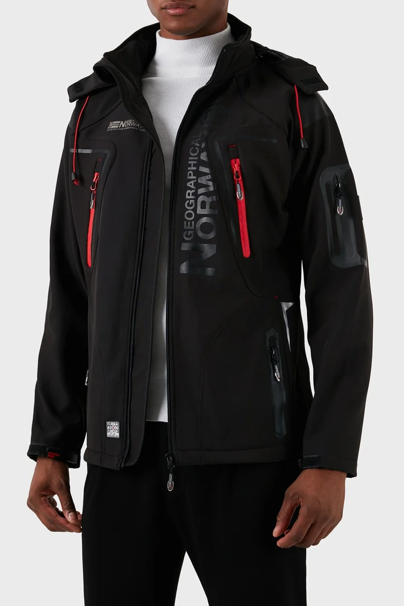 نورواي جيوغرافيكال Waterproof 4000 mm Hooded Outdoor Coat Men's Coat Techno