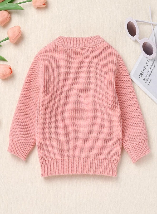 ODOLDI Berry First Birthday Outfit Pink One Strawberry Sweater Baby Cake Smash Photoshoot Long Sleeve Strawberry Knit Sweater Sweet One Birthday Outfit Pink Strawberry One 1 Year - Image 4