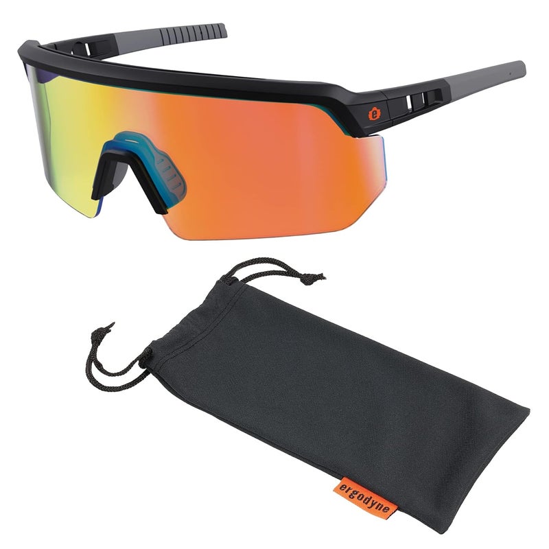 Ergodyne Skullerz AEGIR Safety Sunglasses Mirrored Lens ANSI z871 - Image 1