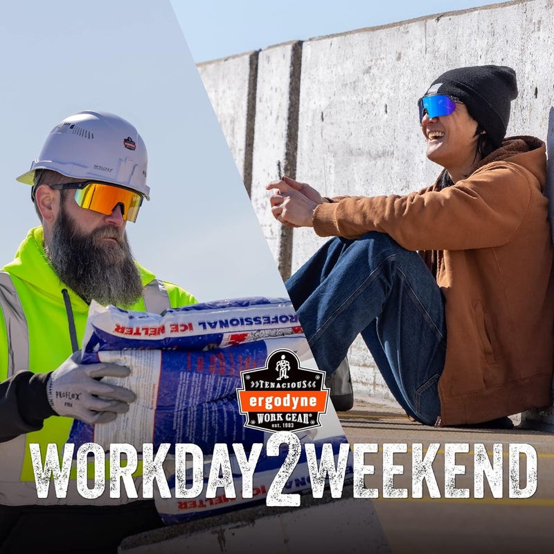 Ergodyne Skullerz AEGIR Safety Sunglasses Mirrored Lens ANSI z871 - Image 2