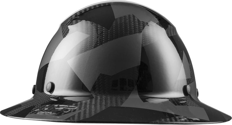 LIFT Safety DAX Carbon Fiber Full Brim Hard Hat (White/Black Camo) - Image 3
