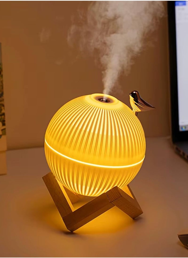 Generic Humidifiers for Bedroom Baby Room with Night Light, 330 ML Cool Mist Humidifier for Home, Office & Plant  - Image 1