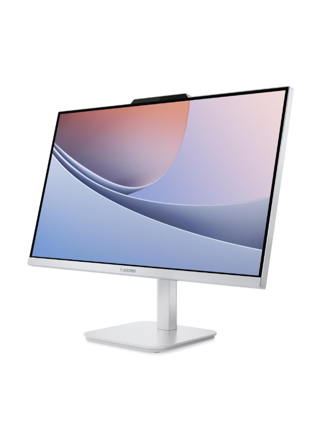 Lenovo AIO A100 All-in-One Desktop 23.8" FHD IPS Display, Intel i3-N305, 16GB DDR4, 512GB SSD, Wi-Fi 6, Windows 11 Pro, Wireless Keyboard & Mouse, 1 Year Lenovo Warranty ()(Upgraded) English Cloud Grey - Image 4