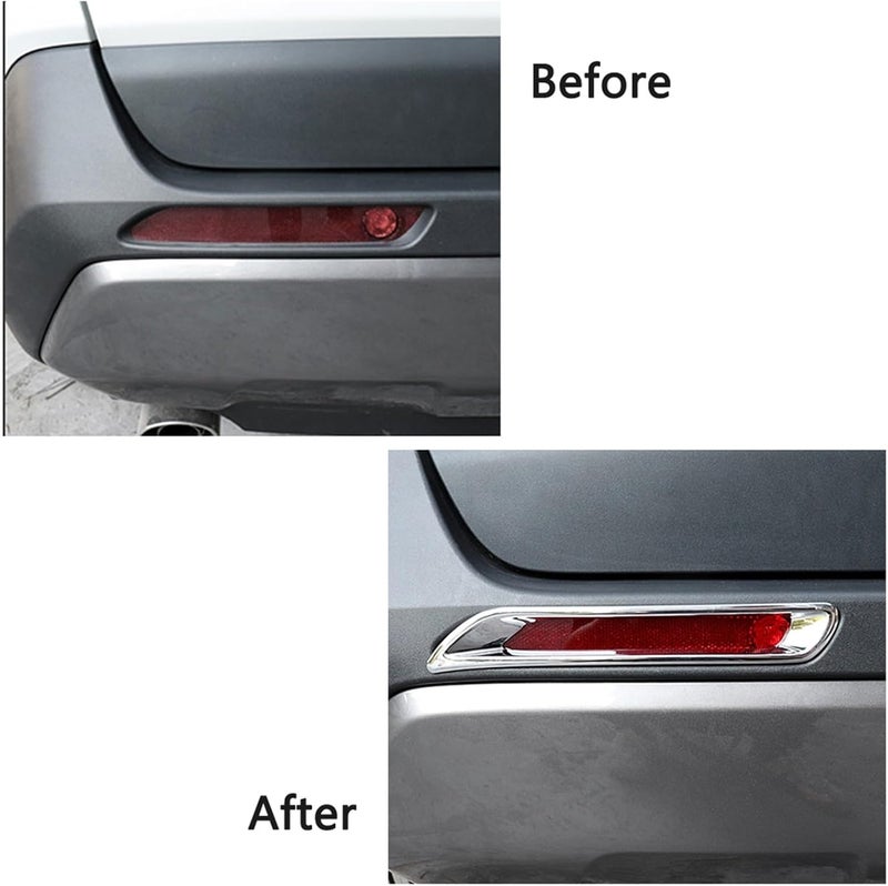 QASULER Chrome Trim Fog Light Cover for Toyota RAV4 - Image 5