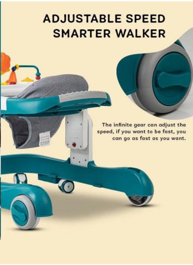 Arabest - 2 In 1 Baby Walker Round Kids Walker With 3 Adjustable Height - Image 1