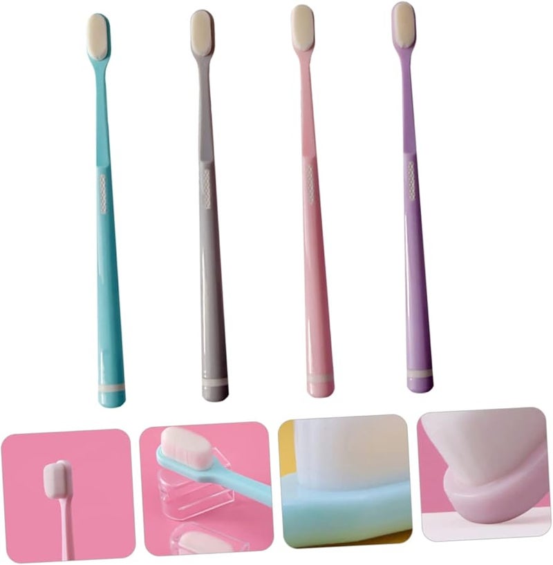 4pcs Soft Bristle Toothbrush For Pregnant Women Gentle Gum Care Deep Cleaning Oral Hygiene - Image 5