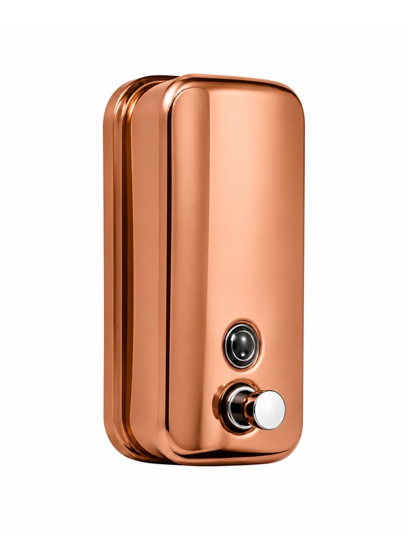 Luxury Liquid Soap Dispenser – Made of Stainless Steel (Rose Gold, 1000ml) - Image 1