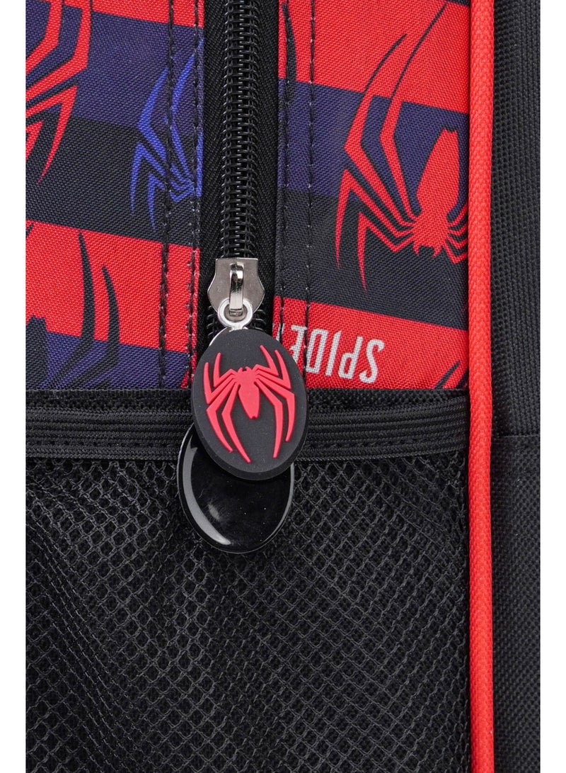 Marvel Spider-Man 3-in-1 Trolley Set 18" – Official Spider-Man Rolling School Backpack with Lunch Bag & Pencil Case, Wheeled Travel School Bag Set for Kids - Image 4