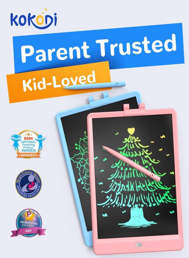KOKODI LCD Writing Tablet,Gifts for 3 Years Old Boys and Girls,10 Inch Colorful Doodle Board Drawing Tablet, Erasable Reusable Electronic Drawing Pads, Educational and Learning Toy for Kids - Image 2