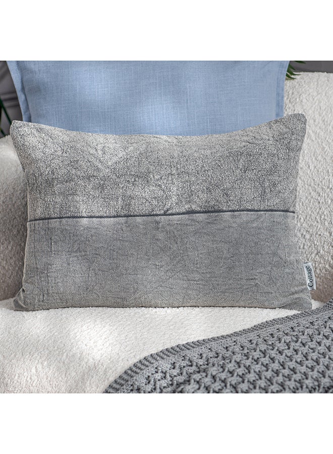 Cottage Rectangular Plain Cotton Cushion 30*50 cm - Image 1