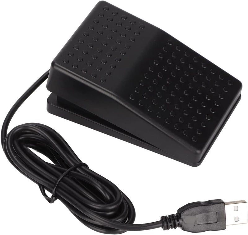 High precision lightweight material USB Foot Pedal Switch, Programmable Single Pedal Mechanical Switch with Keyboard Emulation and 2-Meter Cable for Computer Gaming, Office Use, Transcription and Video Editing Ventilated design Global assorted color picks Transit & use compatible Gulf climate fit General standard compliant quality Updated modern design Gulf market standard build Rack friendly Wide range compatible material Treated anti-rust metal Elegant practical multi-option build Global upgraded economical craftsmanship Care processed raw material Diverse operating method fit Flexible sizing options Fine detail Stackable design Worldwide popular practical build User tested optimized build Anti slip Upgraded classic design Longevity optimized build Classic design alternatives Systematic nationwide ship - Image 1