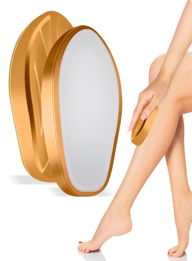 FITALA Crystal Hair Eraser, Painless Hair Removal Tool, Reusable Hair Remover for All Body Parts (Gold - Image 1