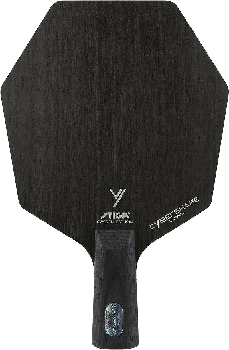 Stiga Cybershape Carbon Table Tennis Blade | Ping Pong Paddle - Unique Design for Larger Hitting Area & Increased Control - Competition Approved - Image 1