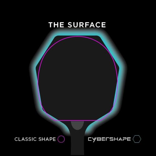 Stiga Cybershape Carbon Table Tennis Blade | Ping Pong Paddle - Unique Design for Larger Hitting Area & Increased Control - Competition Approved - Image 5