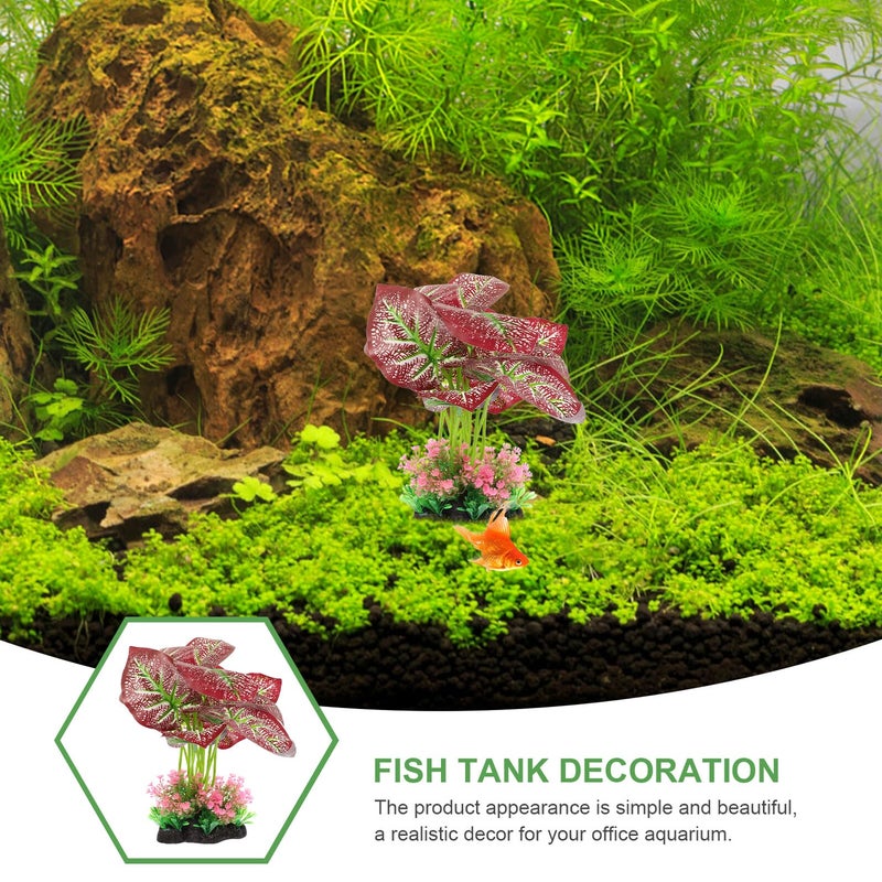 Large Artificial Aquarium Plants Plastic Water Grass Fish Tank Decor - Image 4