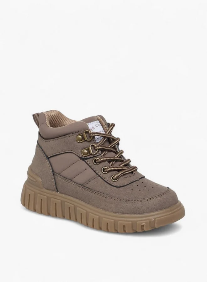 Lee Cooper Boys' Panelled Ankle Boots with Zip Closure