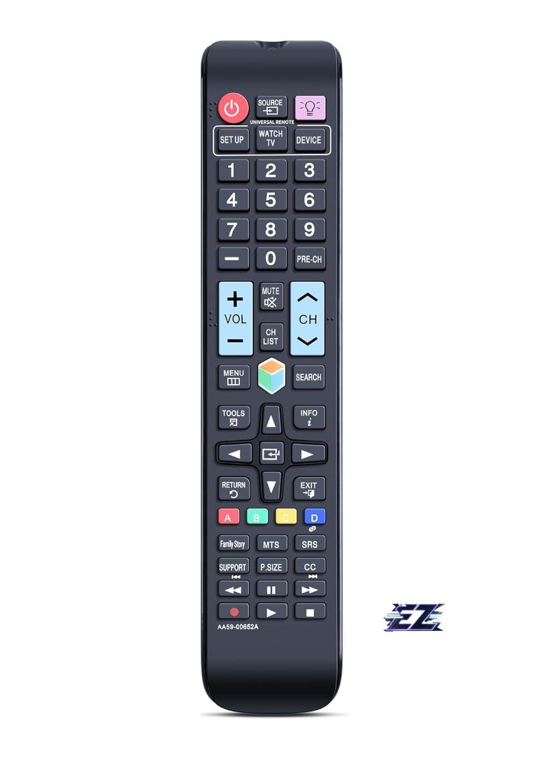 ELTRAZONE - Replacement Remote Control AA59-00652A for Samsung Smart TV, Compatible with UN40ES6100, UN46ES6100, UN50ES6100, UN55ES6100, UN60ES6100F, and More with Battery - Image 1