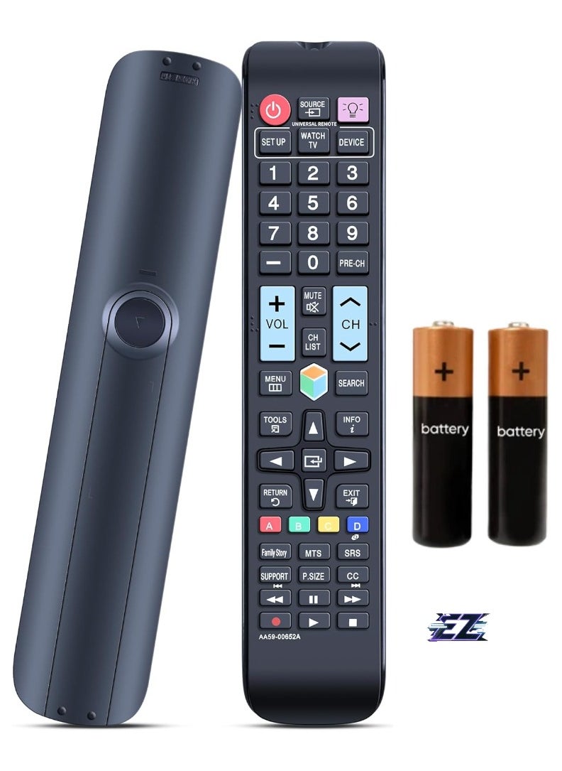 ELTRAZONE - Replacement Remote Control AA59-00652A for Samsung Smart TV, Compatible with UN40ES6100, UN46ES6100, UN50ES6100, UN55ES6100, UN60ES6100F, and More with Battery - Image 1