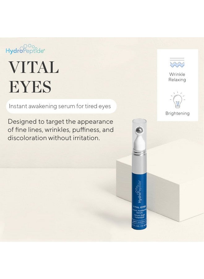 هيدرو بيبتايد مصل الصحوة الفورية للعيون الحيوية يرطب ويرطب كرة دوارة 0.3 أونصة - Image 2