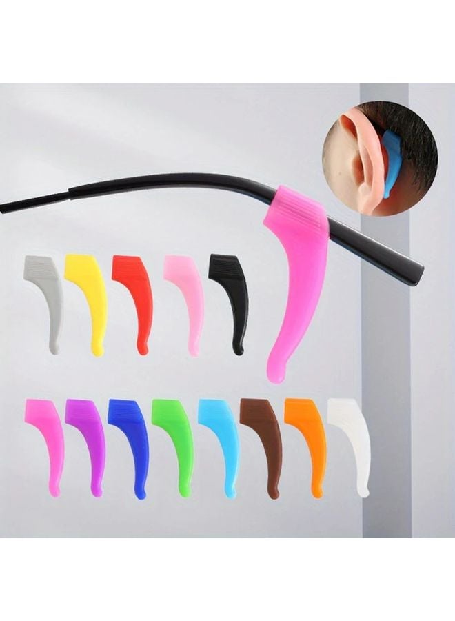 10 Pairs Anti Slip Glasses Ear Hooks Adjustable Height Anti Stain Sand Resistant Multi Color - Image 2