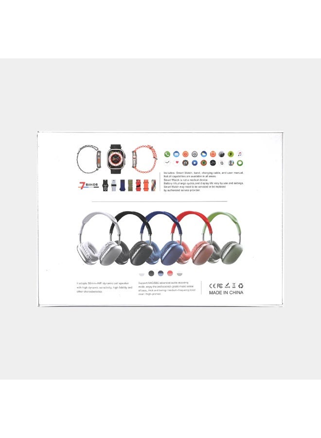 ساعة ذكية P9 ULTRA 2 كومبو مع سماعات رأس - Image 2