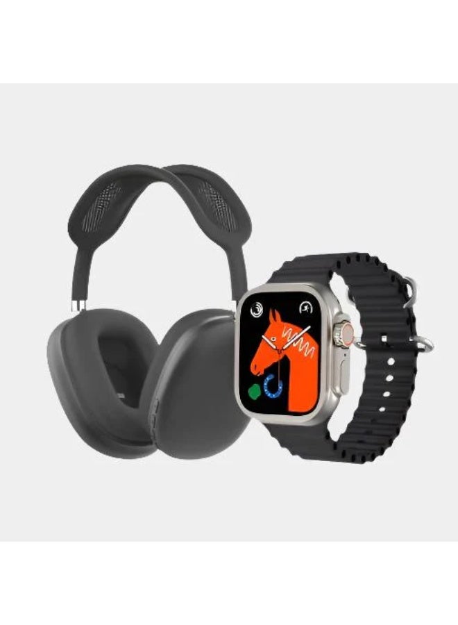 ساعة ذكية P9 ULTRA 2 كومبو مع سماعات رأس - Image 3