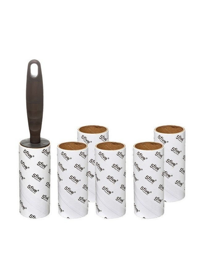 Five Simply Smart Durable Sticky Lint Roller with 6 Refills Grey 21.2 x 4.2 x 17 cm 117254 - Image 1