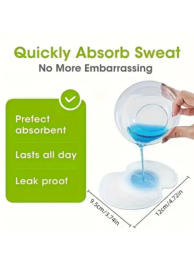 جلوسكي 50 جهاز كمبيوتر شخصي منصات التعرق تحت الذراع ، سريعة امتصاص دروع الأذرع القابلة للتصرف ، شبكة غير مرئية مكافحة التعرق بطانات للصيف ، التنفس ، غير أثر ، حراس التعرق المضادة للتسرب للتخييم والمشي لمسافات طويلة - Image 5