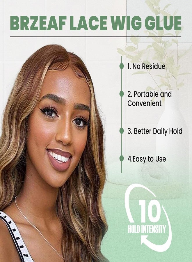 برزيف جل برزيف المقاوم للماء لتثبيت الدانتيل (100 غرام)، غراء دانتيل للشعر المستعار، تثبيت قوي وطبيعي بدون غراء، غراء دانتيل للشعر المستعار، تصميم جديد لرأس الفرشاة، للاستخدام اليومي المؤقت للشعر المستعار - Image 5